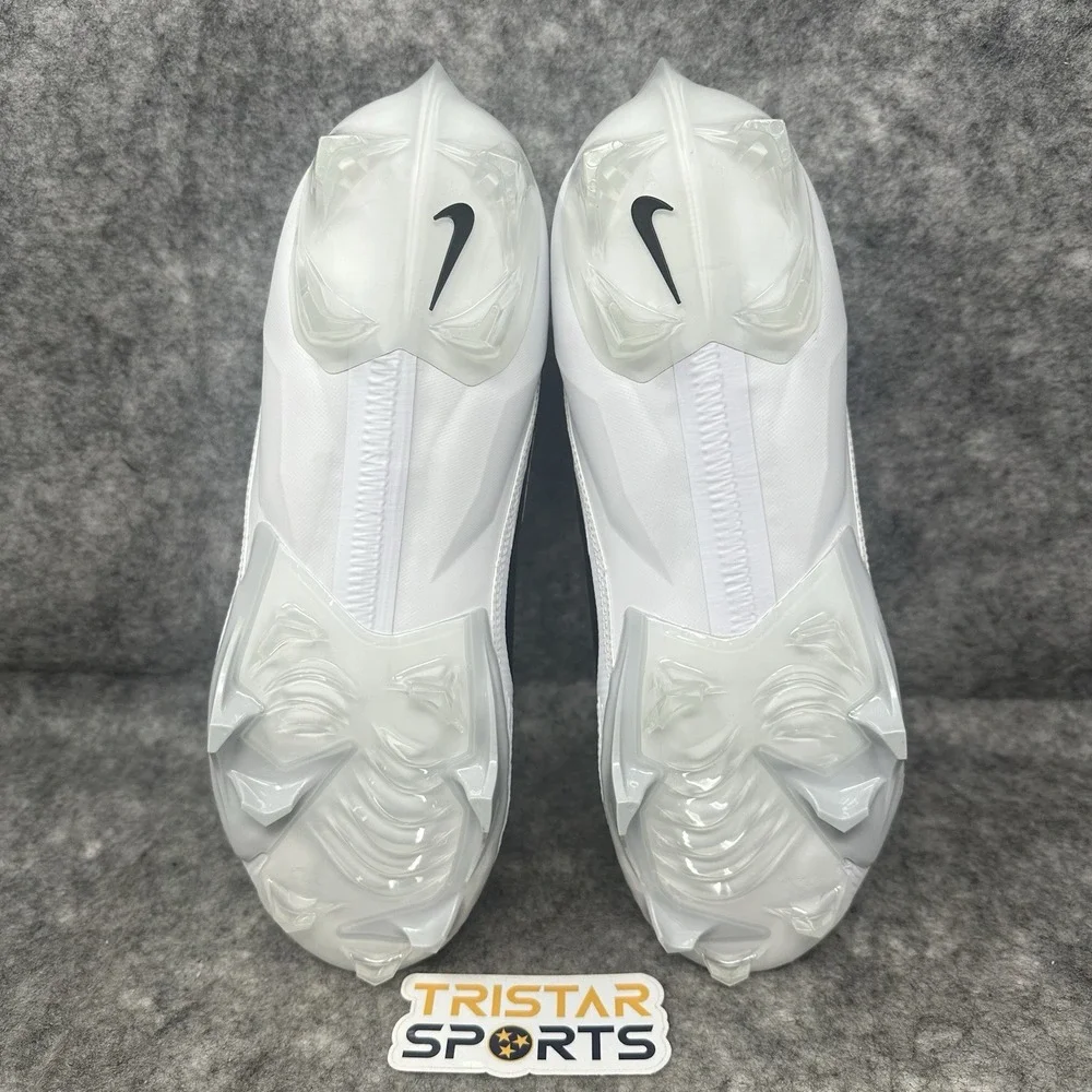 Nike Vapor Edge Elite 360 2 Football Cleats Mens Size 13 White Silver FD5713-100